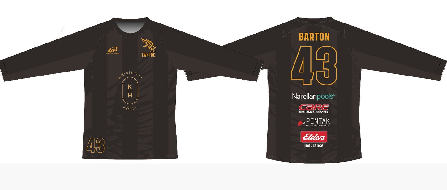 Long Sleeve Training Shirts Netball